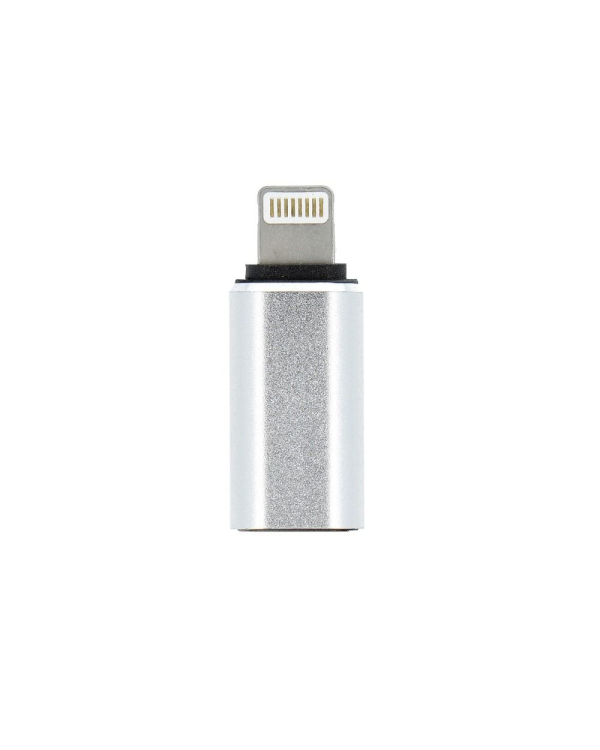 Fusion адаптер Type-C / USB-C на Lightning серебряный