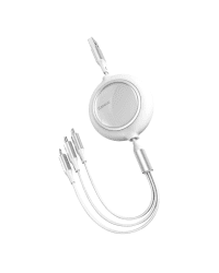 Baseus Bright Mirror 3-in-1 cable USB For M+L+T 3.5A 1.2m (white)