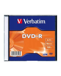 Matricas DVD-R AZO Verbatim 4.7GB 16x 1pc Jewel