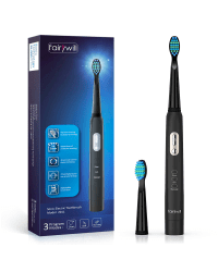 FairyWill Sonic Toothbrush with Exchangeable Tip FW-2011 (Black)