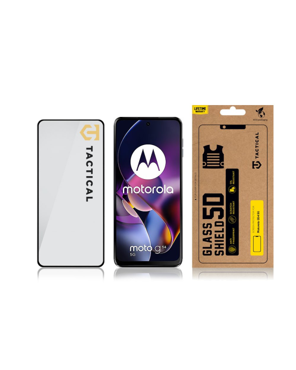 Дополнительное изображение книги «Tactical Glass Shield 5D for Motorola G54 5G|Power Edition Black»