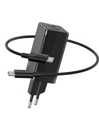 Baseus quick charger GaN2 C+C, 45W, EU (black)