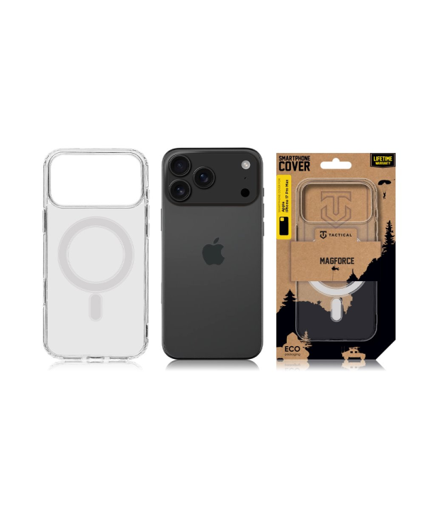 Tactical MagForce Cover for Apple iPhone 17 Pro Max Transparent