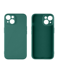 OBAL:ME Матовый TPU чехол для Apple iPhone 14 темно-зеленый