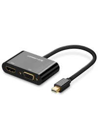Ugreen HDMI / VGA - mini DisplayPort adapter 4K@30 Hz Full HD 1080p black (MD108 10439)
