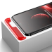 GKK 360 Protection Case Front and Back Case Full Body Cover Samsung Galaxy M51 black-red