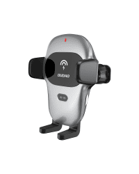 Dudao car holder with built-in Qi wireless charger 15W gray (F20xs)