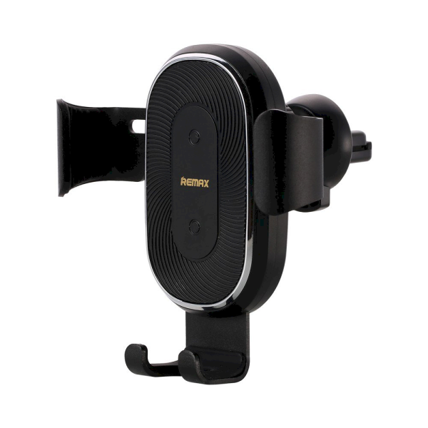 Remax Wireless Charger Gravity Car Mount Phone Bracket Air Vent Holder + Qi Charger 10W black (RM-C38)