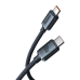 Кабель Baseus Crystal Shine Series Кабель USB для быстрой зарядки и передачи данных USB Type C - USB Type C 100W 2m черный (CAJY000701)