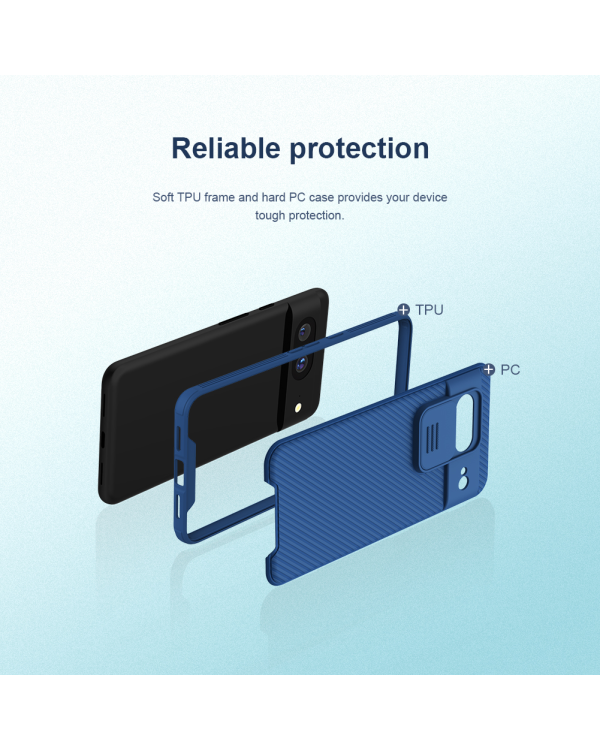 Жесткий чехол Nillkin CamShield PRO для Google Pixel 8 глубокий зеленый