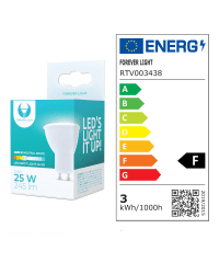 Светодиодная лампа Forever Light GU10 3W 230V 4500K 245lm