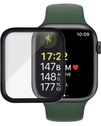 Fusion Nano 9H защитное стекло для экрана часов Apple Watch 7 41mm черное