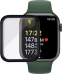 Fusion Nano 9H защитное стекло для экрана часов Apple Watch 7 41mm черное