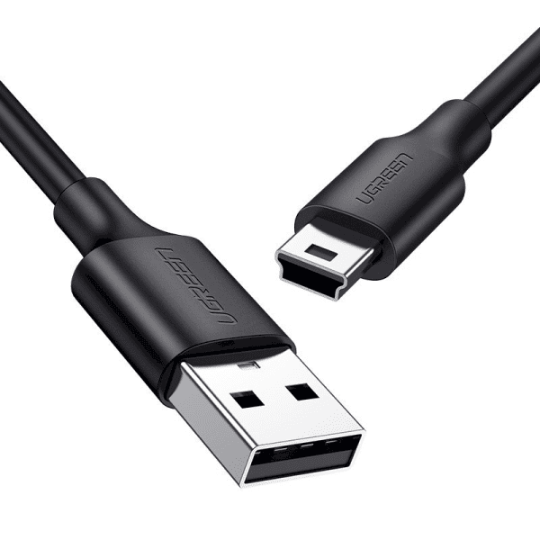 Обложка книги «Ugreen USB - mini USB cable 480 Mbps 1,5 m black (US132 10385)»