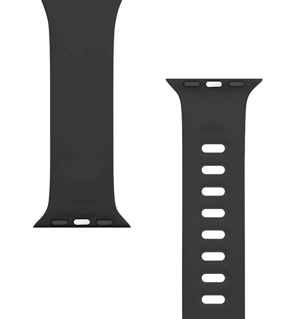 Обложка книги «Tactical 789 Silicone Band with Buckle for Apple Watch 1/2/3/4/5/6/7/SE 38/40/41mm Grain Black»