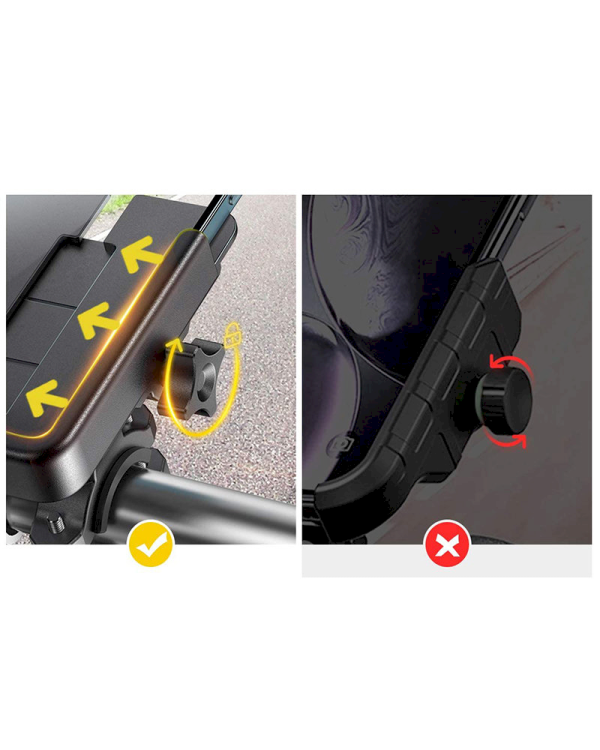 Wozinsky Metal Bike Smartphone Handlebar Mount Black (WBHBK3)