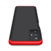 GKK 360 Protection Case Front and Back Case Full Body Cover Samsung Galaxy M51 black-red