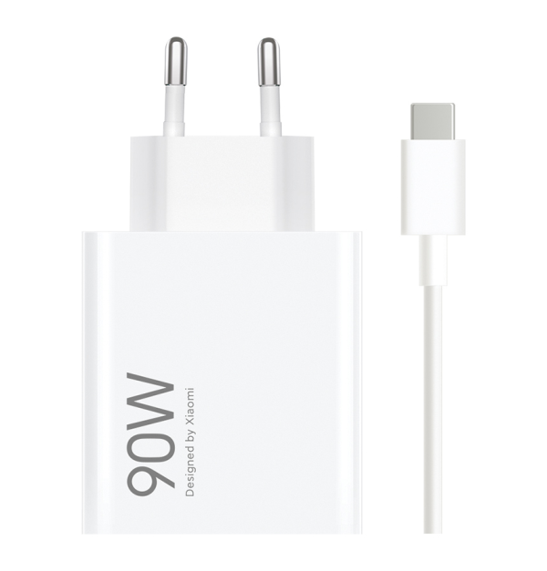 Xiaomi MDY-15-EK USB-A 90W зарядное устройство + кабель для передачи данных USB-C 6A белый
