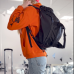 Wozinsky sports bag backpack hand luggage bag 40x20x25 cm for plane black (WSB-B01)