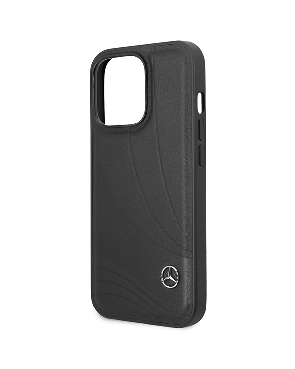 Дополнительное изображение книги «Mercedes MEHCP14X8ROLK iPhone 14 Pro Max 6,7" czarny|black hardcase Leather Wave Patern»