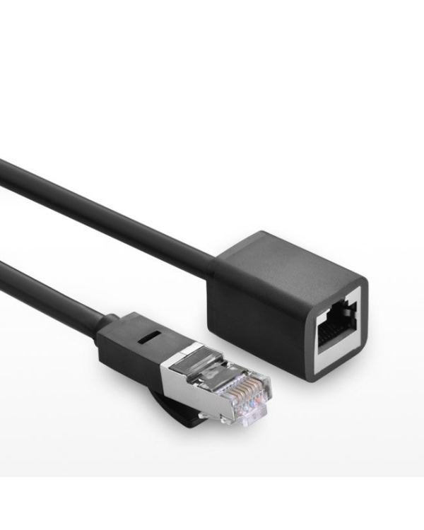 Дополнительное изображение книги «Удлинительный кабель Ugreen Ethernet RJ45 Cat 6 FTP 1000Mbps 2m Black (NW112 11281)»