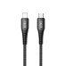 Joyroom MFI USB Type C - Lightning cable 2.1A 1.8m black (ST-C04 1,8M Black)