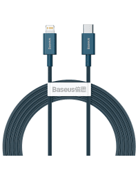 Baseus Superior Series Кабель USB-C к iP, 20 Вт, PD, 2 м (синий)