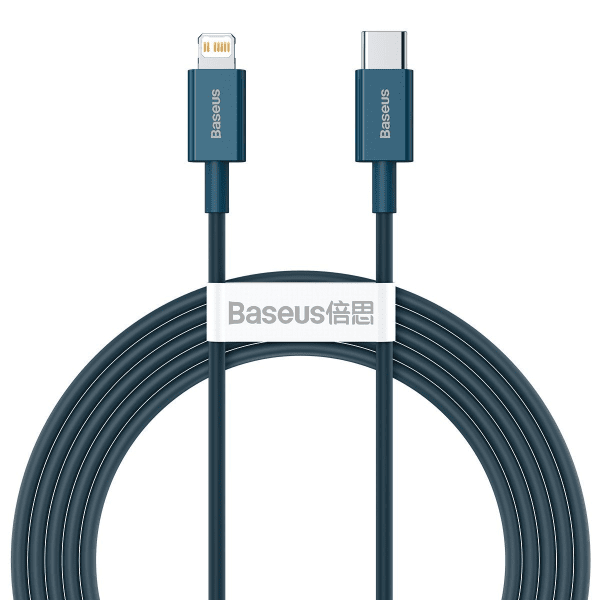 Baseus Superior Series Кабель USB-C к iP, 20 Вт, PD, 2 м (синий)