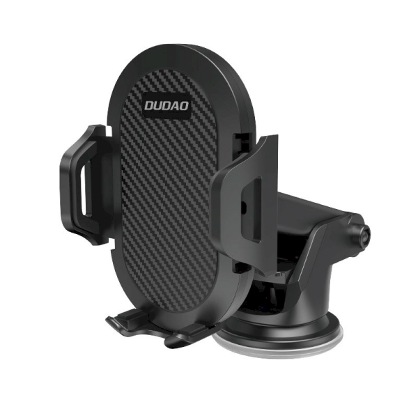 Dudao Gravity Car Mount Dashboard Windshield Phone Bracket Holder black (F2S black)