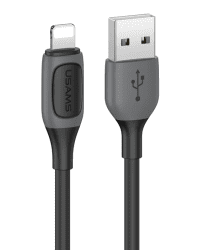 Usams US-SJ595 кабель Apple Lightning 1м черный
