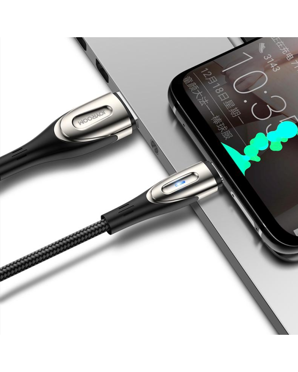 Кабель USB для Lightning Joyroom Sharp S-M411 2.4A, 3м (черный)