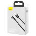 Дополнительное изображение книги «Baseus Superior USB - USB Typ C fast charging data cable 66 W (11 V | 6 A) Huawei SuperCharge SCP 1 m black (CATYS-01)»