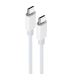Maxlife cable MXUC-05 USB-C - USB-C 2,0 m 60W white