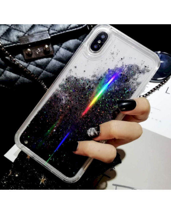 Fusion Fun Liquid Back Case Прочный Силиконовый чехол для Apple iPhone 11 Прозрачный - Черный