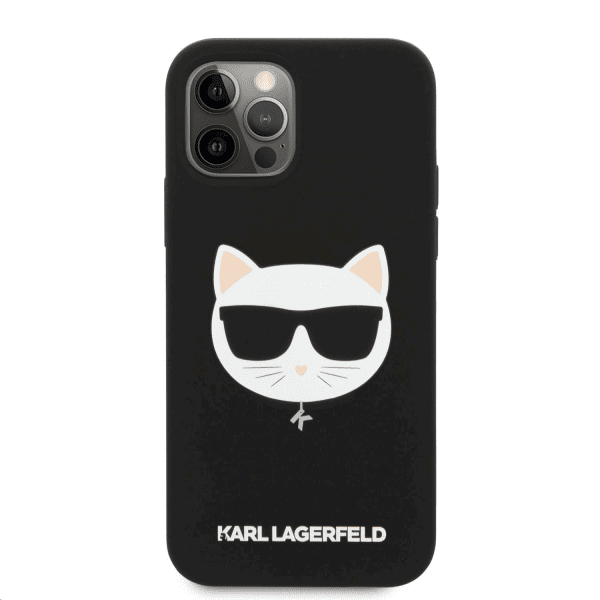 Обложка книги «KLHCP12LSLCHBK Karl Lagerfeld Choupette Head Silicone Case for iPhone 12 Pro Max 6.7 Black»