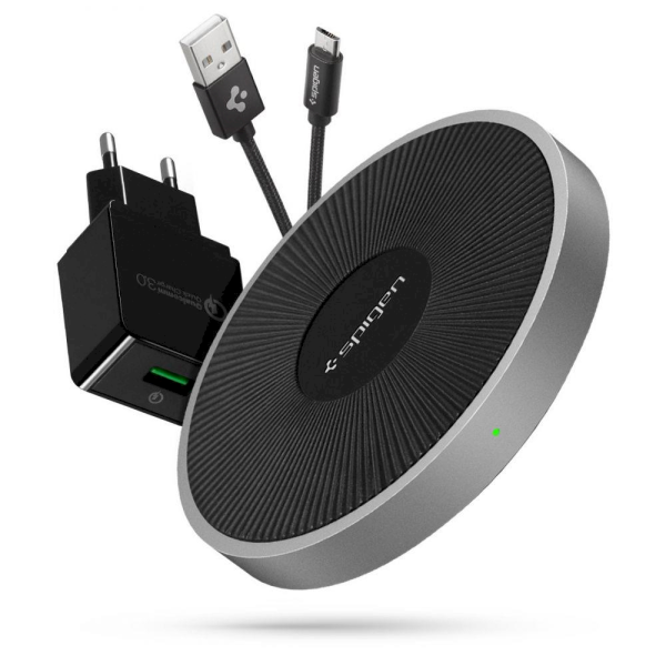 Обложка книги «SPIGEN F306W WIRELESS FAST CHARGER BLACK»
