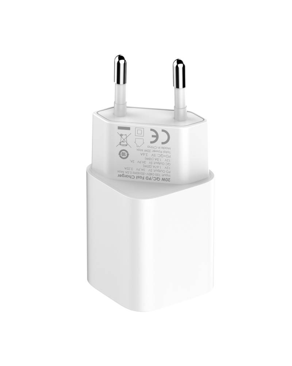 Wall charger LDNIO A2318C USB, USB-C 20W + USB-C Cable