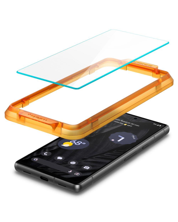 ТЕМПЕРИРОВАННОЕ СТЕКЛО Spigen ALM GLAS.TR 2-PACK GOOGLE PIXEL 7A CLEAR