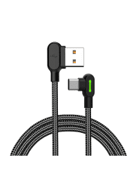 USB to USB-C cable Mcdodo CA-5280 LED, 0.5m (black)