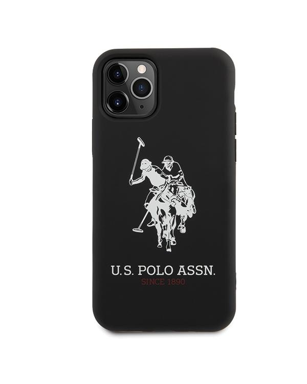 Силиконовая коллекция US Polo USHCN65SLHRBK iPhone 11 Pro Max czarny|black