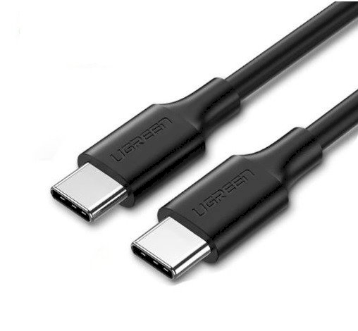 Обложка книги «USB-C PD cable UGREEN Power Delivery 60W 1m (black)»