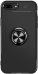 Fusion Focus Ring Back Case Силиконовый чехол с магнитом для Apple iPhone 7 / 8 / SE 2020 Черный