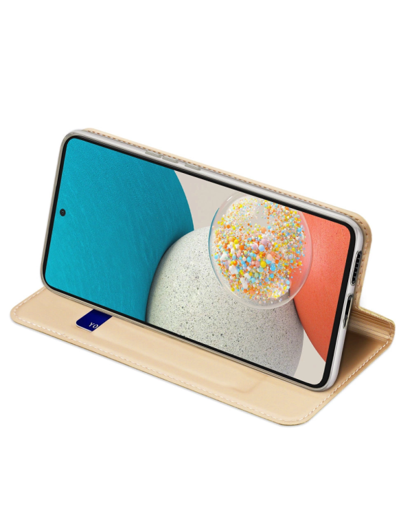 Dux Ducis Skin Pro Holster Cover Flip Cover for Samsung Galaxy A53 5G gold