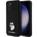 Обложка книги «Karl Lagerfeld KLHCS24MSMHCNPK Samsung S24+ S926 czarny|black hardcase Silicone Choupette Metal Pin»