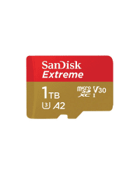 memory card SanDisk Extreme microSDXC 1TB 160/90 MB/s V30 A2 (SDSQXA1-1T00-GN6MA)