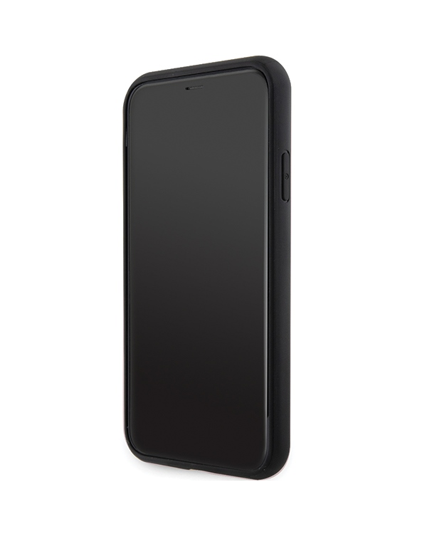 Guess PU G Cube MagSafe Compatible Case for iPhone 11 Black