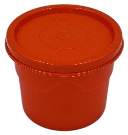 Круглый контейнер для хранения продуктов Cello Max Fresh | 175 мл | красный