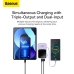 Baseus Qpow power bank 10000mAh built-in USB Type-C cable 22.5W Quick Charge SCP AFC FCP purple (PPQD020105)