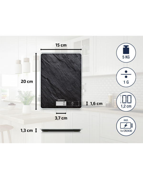 Весы кухонные электронные Page Compact 300 Slate