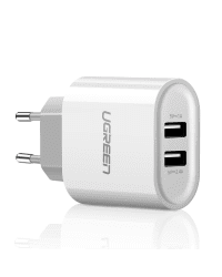 Ugreen wall charger 2x USB 3,4 A white (CD104 20384)